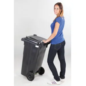 Pojemnik kubeł na odpady i śmieci ATESTY Europlast Austria - niebieski 120L 9 Pojemnik kubeł na odpady i śmieci ATESTY Europlast Austria - niebieski 120L - obrazek 4