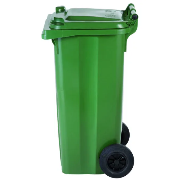 Pojemnik kubeł na odpady i śmieci ATESTY Europlast Austria - zielony 120L 3 0004 2 1