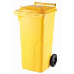 0004 4 meva pojemnik kubel na odpady i smieci atesty europlast austria zolty 120l hurtownia tanio