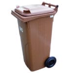 0004 5 bio meva pojemnik kubel na odpady i smieci atesty europlast austria brazowy 120l bio hurtownia tanio