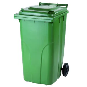 Pojemnik kubeł na odpady i śmieci ATESTY Europlast Austria - zielony 240L 3 Pojemnik kubeł na odpady i śmieci ATESTY Europlast Austria - zielony 240L - obrazek 1