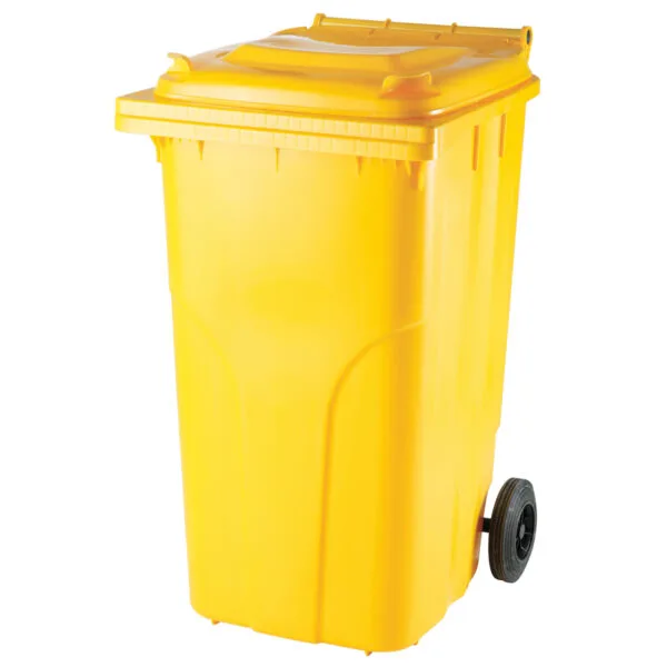 0005 4 meva pojemnik kubel na odpady i smieci atesty europlast austria zolty 240l hurtownia tanio