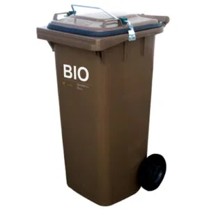 Kosz pojemnik kubeł GASTRO ze szczelną pokrywą na śmieci odpady bio spożywcze - brązowy 240L 3 Kosz pojemnik kubeł GASTRO ze szczelną pokrywą na śmieci odpady bio spożywcze - brązowy 240L - obrazek 1
