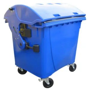 Kontener do zbiórki odpadów i śmieci komunalnych ATESTY Europlast Austria - niebieski 1100L 3 Kontener do zbiórki odpadów i śmieci komunalnych ATESTY Europlast Austria - niebieski 1100L - obrazek 1