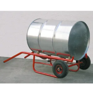Wózek do transportu beczek koła pompowane z dętkami 200l nośność 300kg 4 Wózek do transportu beczek koła pompowane z dętkami 200l nośność 300kg - obrazek 2