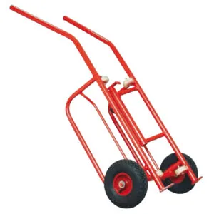 Wózek do transportu beczek koła pompowane z dętkami 200l nośność 300kg 3 Wózek do transportu beczek koła pompowane z dętkami 200l nośność 300kg - obrazek 1