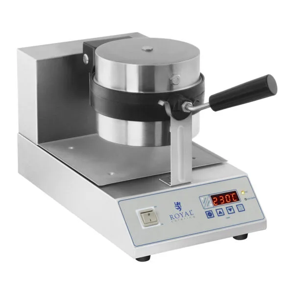 Gofrownica obrotowa do gofrów okrągłych ćwiartek śr. 18cm 1300W RCWM-1300-RE 2 10010338 2