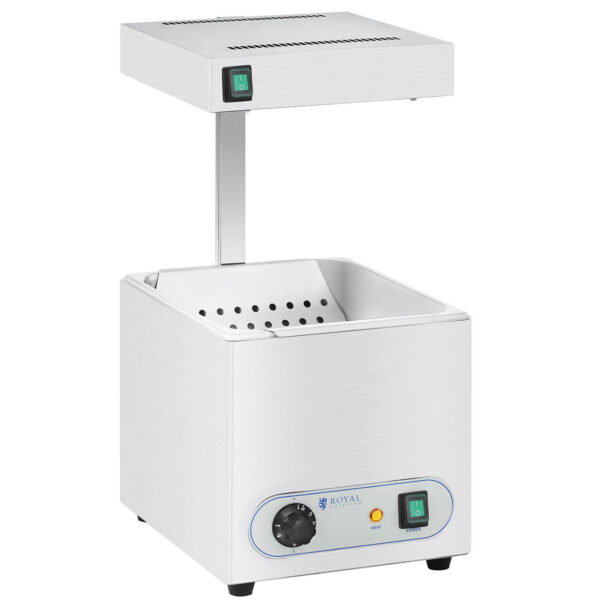 10010339 podgrzewacz do frytek z promiennikiem ciepla 850w royal catering rcwg 1500