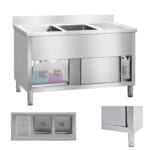 10010409 zlewozmywak zlew z szafka gastronomiczny przemyslowy 140cm hurtownia sklep cena