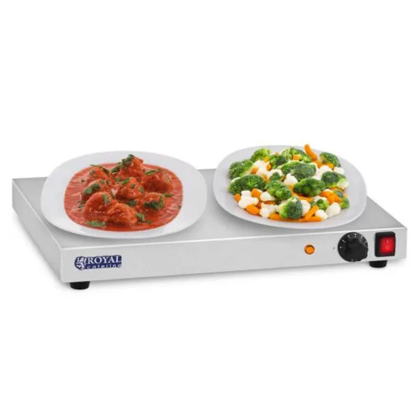 Elektryczna płyta taca grzewcza podgrzewacz stołowy 250W Royal Catering 2 10010417 5
