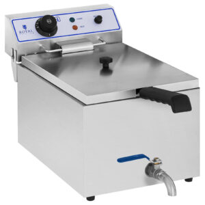 Profesjonalna frytownica do frytek ryb z kranem 3000W 17L Royal Catering RCEF 15E 5 Profesjonalna frytownica do frytek ryb z kranem 3000W 17L Royal Catering RCEF 15E - obrazek 2