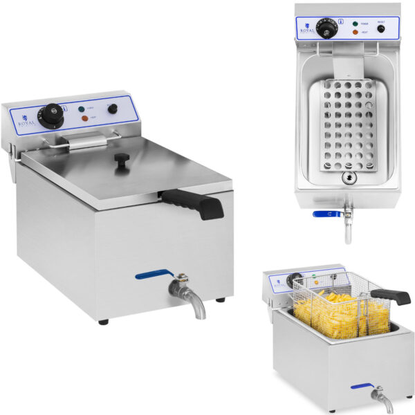 10010421-profesjonalna-frytownica-do-frytek-z-kranem-3000w-17l-royal-catering-rcef-15e 10010421 profesjonalna frytownica do frytek z kranem 3000w 17l royal catering rcef 15e
