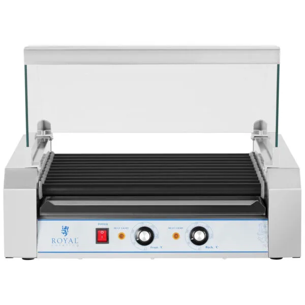 Grill rolkowy z szybą Roller grill z rolkami z teflonu 11T 4 10010472 4