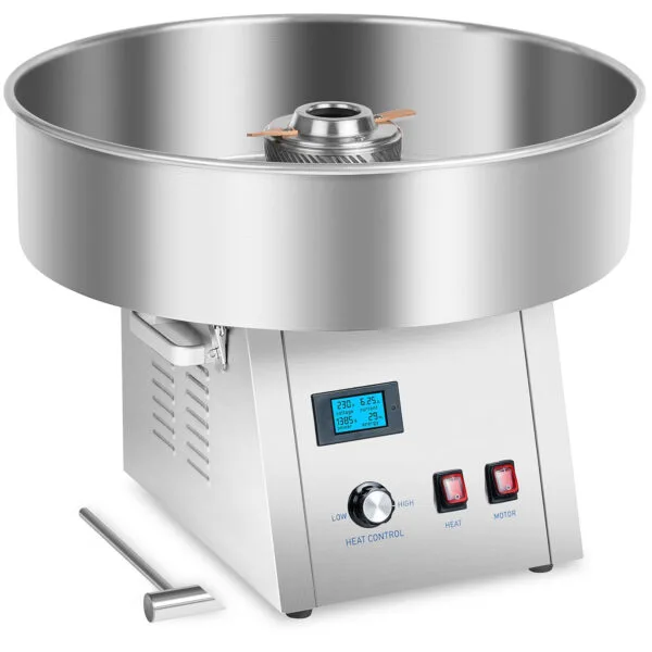 Wydajna maszyna do waty cukrowej 1500W 4kg/h 62cm Royal Catering RCZK-1500S-W 1 10010548 wydajna maszyna do waty cukrowej 1500w 4kg h royal catering rczk 1500s w