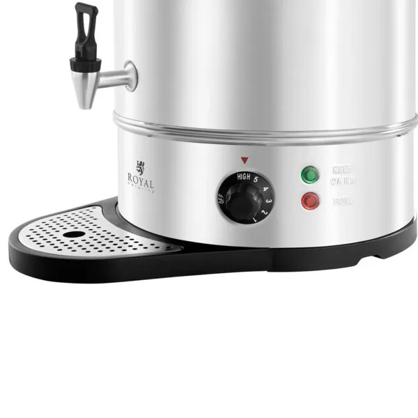 Warnik podgrzewacz z kratką ociekową do wody grzańca stal nierdzewna 230V 16L 1 10010568 2