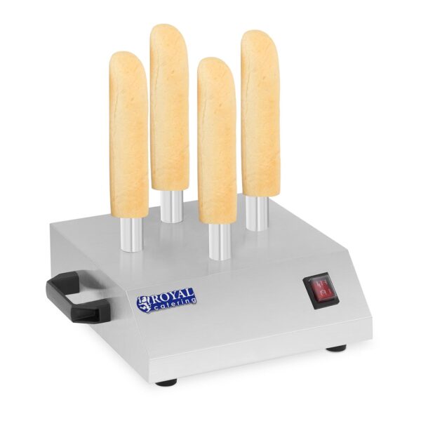 Podgrzewacz urządzenie do 4 bułek do hot dogów Royal Catering RCHW-200 2 10010594 1