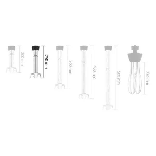 Ramię nasadka miksująca do blendera miksera napędu ręcznego Royal Catering RCMA-250 250mm 2 10010662 2