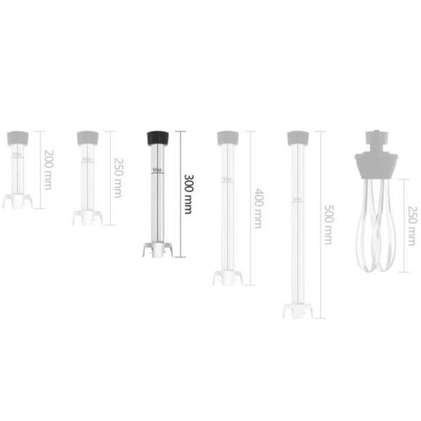 Ramię nasadka miksująca do blendera miksera napędu ręcznego Royal Catering RCMA-300 300mm 1 10010663 2
