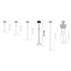 Ramię nasadka miksująca do blendera miksera napędu ręcznego Royal Catering RCMA-400 400mm 7 Ramię nasadka miksująca do blendera miksera napędu ręcznego Royal Catering RCMA-400 400mm - obrazek 3