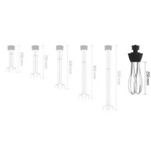 Ramię ubijające z rózgą trzepaczka do napędu miksera blendera ręcznego Royal Catering RCMA-250W 250mm 7 Ramię ubijające z rózgą trzepaczka do napędu miksera blendera ręcznego Royal Catering RCMA-250W 250mm - obrazek 4