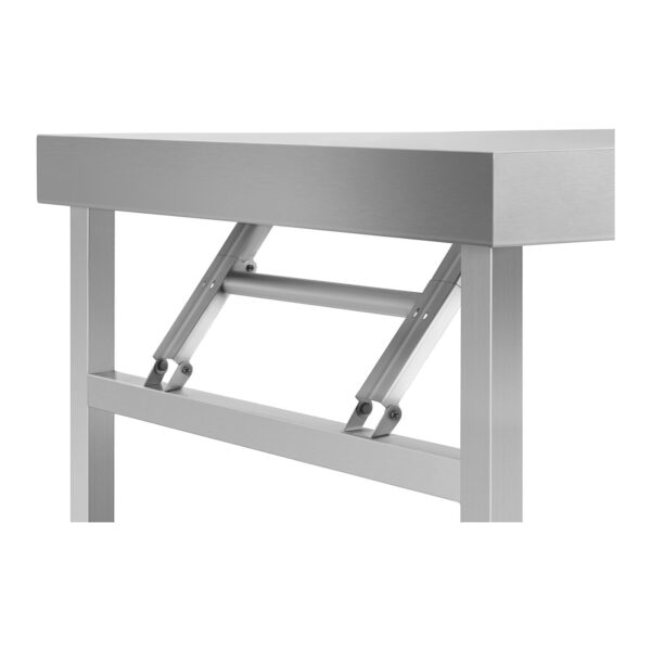 Składany stół roboczy ze stali nierdzewnej 120 x 60cm do 120kg Royal Catering RCAT-120K 2 10010738 2