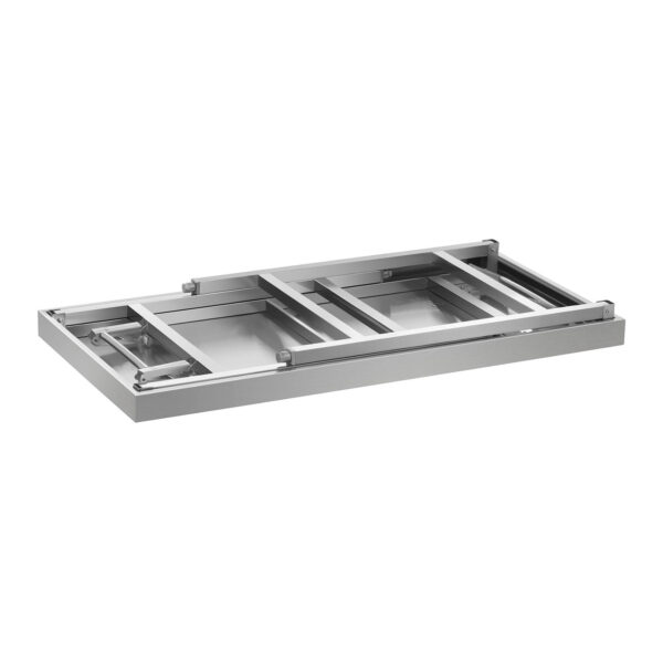 Składany stół roboczy ze stali nierdzewnej 120 x 60cm do 120kg Royal Catering RCAT-120K 5 10010738 5