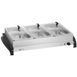 Podgrzewacz do potraw na 3 pojemniki elektryczny 400W Royal Catering 8 Podgrzewacz do potraw na 3 pojemniki elektryczny 400W Royal Catering - obrazek 4