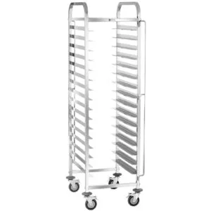 Wózek kelnerski cateringowy do transportu 16 pojemników tac 60 x 40 cm Royal Catering RCTW-16TB.1 9 Wózek kelnerski cateringowy do transportu 16 pojemników tac 60 x 40 cm Royal Catering RCTW-16TB.1 - obrazek 5