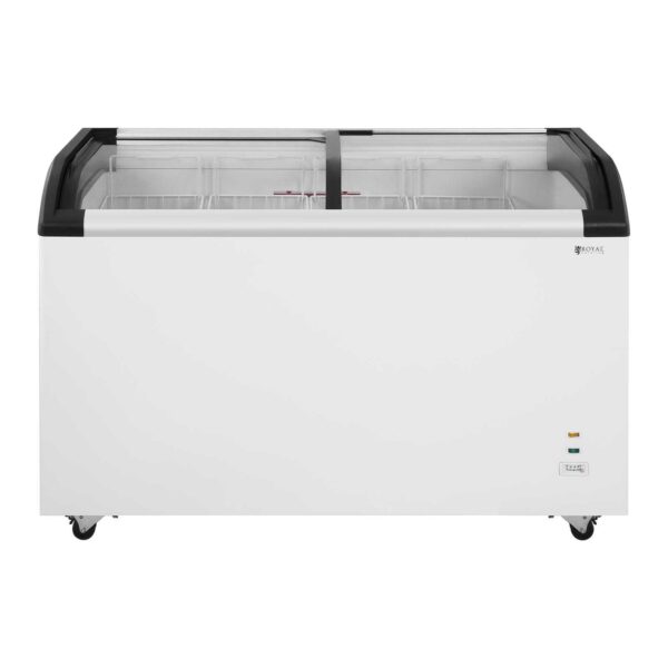 Zamrażarka skrzyniowa sklepowa handlowa z zamkiem i przeszkloną górą do -25deg C 355L 2 10010904 3