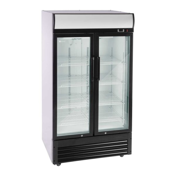 Lodówka chłodziarka szafa chłodnicza na napoje podwójna przeszklona 2-8deg C 630L 1 10010909 2