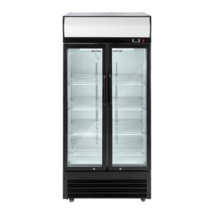 Lodówka chłodziarka szafa chłodnicza na napoje podwójna przeszklona 2-8deg C 630L 8 Lodówka chłodziarka szafa chłodnicza na napoje podwójna przeszklona 2-8deg C 630L - obrazek 3