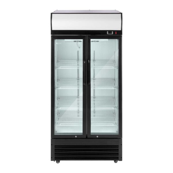 Lodówka chłodziarka szafa chłodnicza na napoje podwójna przeszklona 2-8deg C 630L 2 10010909 3