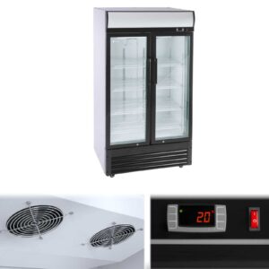 Lodówka chłodziarka szafa chłodnicza na napoje podwójna przeszklona 2-8deg C 630L 6 Lodówka chłodziarka szafa chłodnicza na napoje podwójna przeszklona 2-8deg C 630L - obrazek 1