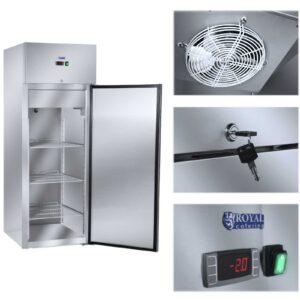 Lodówka chłodziarka szafa chłodnicza stalowa nierdzewna od -2 do 8deg C 540L 8 Lodówka chłodziarka szafa chłodnicza stalowa nierdzewna od -2 do 8deg C 540L - obrazek 1