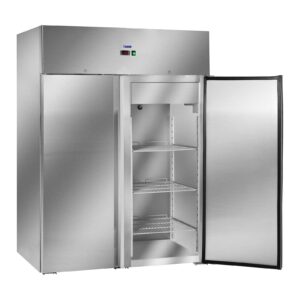 Lodówka chłodziarka szafa chłodnicza podwójna stalowa nierdzewna od -2 do 8deg C 1168L 8 Lodówka chłodziarka szafa chłodnicza podwójna stalowa nierdzewna od -2 do 8deg C 1168L - obrazek 2