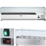 10010932 nadstawa chlodnicza ze szklana oslona 7x gn1 4 160cm hurtownia sklep cena