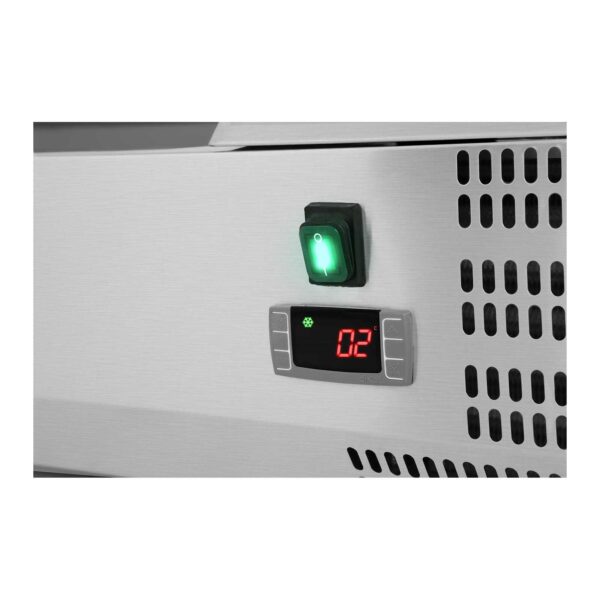 Nadstawa chłodnicza ze szklaną osłoną 9x GN1/3 200cm 3 10010942 4
