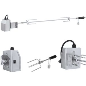 Rożen elektryczny obrotowy do grilli 2 obr./min 105cm - obrazek 1