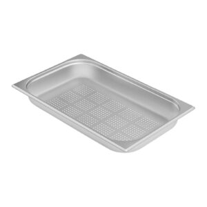Perforowany pojemnik gastronomiczny stalowy GN1/1 gł. 65 mm 1 Perforowany pojemnik gastronomiczny stalowy GN1/1 gł. 65 mm - obrazek 1