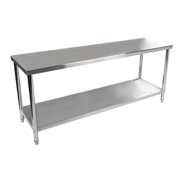 10011092 stol blat roboczy gastronomiczny stalowy centralny z polka 200x60cm hurtownia sklep zielona gora