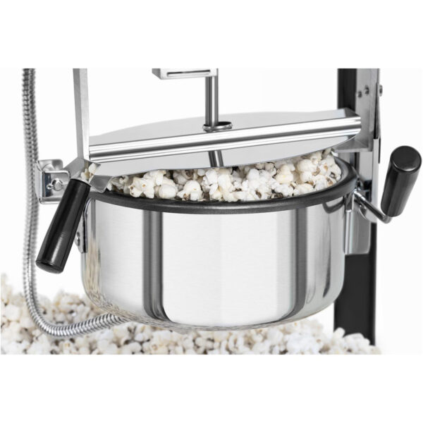 Maszyna automat urządzenie do prażenia popcornu retro TEFLON 1600 W 5-6 kg/h - czarno-złota 4 10011100 4