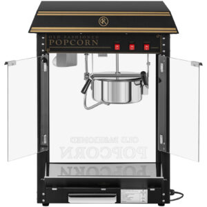 Maszyna automat urządzenie do prażenia popcornu retro TEFLON 1600 W 5-6 kg/h - czarno-złota 15 Maszyna automat urządzenie do prażenia popcornu retro TEFLON 1600 W 5-6 kg/h - czarno-złota - obrazek 6