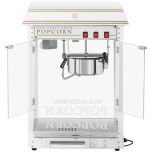 Maszyna automat urządzenie do prażenia popcornu retro TEFLON 1600 W 5-6 kg/h - biało-złota 15 Maszyna automat urządzenie do prażenia popcornu retro TEFLON 1600 W 5-6 kg/h - biało-złota - obrazek 6