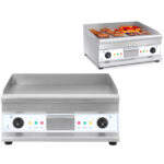 10011139 plyta grillowa grill nastawny elektryczny podwojny z rantami royal catering cena tanio royal catering