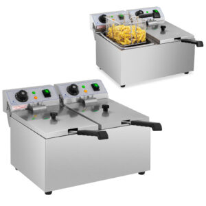 Frytownica podwójna gastronomiczna elektryczna 230 V 2 x 3200W 2 x 8 L 7 Frytownica podwójna gastronomiczna elektryczna 230 V 2 x 3200W 2 x 8 L - obrazek 1