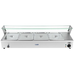 Bemar podgrzewacz elektryczny z kranem i osłoną 1800 W 4x GN 1/2 gł. 100 mm 24 l 9 Bemar podgrzewacz elektryczny z kranem i osłoną 1800 W 4x GN 1/2 gł. 100 mm 24 l - obrazek 4