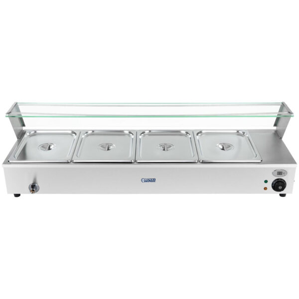 Bemar podgrzewacz elektryczny z kranem i osłoną 1800 W 4x GN 1/2 gł. 100 mm 24 l 3 10011179 3