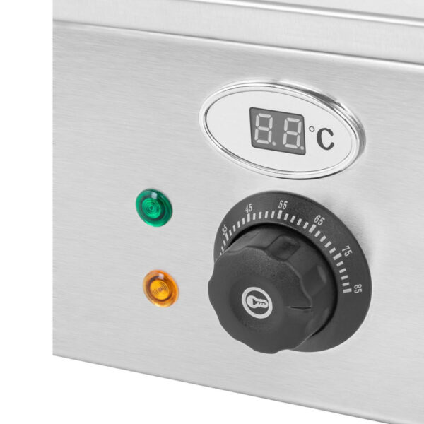 Bemar podgrzewacz elektryczny z kranem i osłoną 1800 W 4x GN 1/2 gł. 100 mm 24 l 5 10011179 5