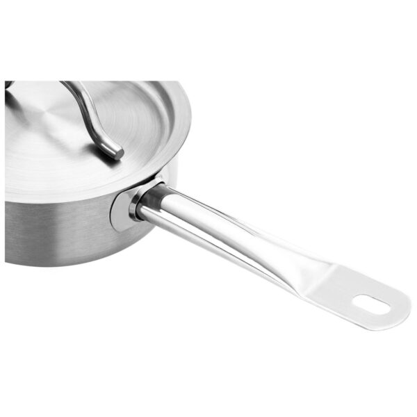 Rondel z pokrywką ze stali nierdzewnej grube dno 4mm 0.9L 3 10011203 2