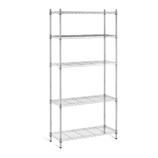 Regał magazynowy druciany ażurowy kolor szary 180x90x35cm do 250kg 5 10011224 1
